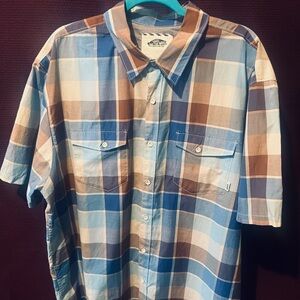 Vans Plaid Button Down Shirt